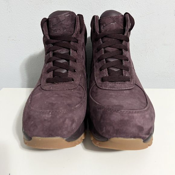 Nike Air Max Goadome “Deep Burgundy Gum” Men’s Size 10 Suede Boots No Lid - Picture 3 of 8